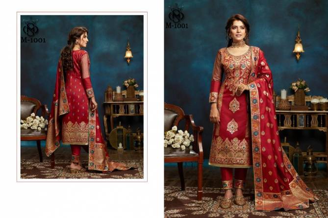Glorious M 1001 Churidar Dress Material Catalog